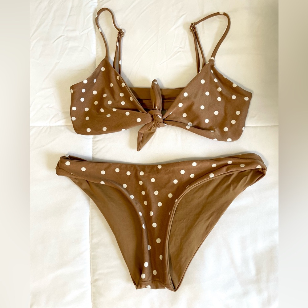 L*SPACE Like New Polka Dot Bikini
